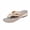 Beige, variant on Women Orthopedic Flip Flop Sandals Summer Wide Width Slip on Slides Low Wedges Heel Thong Sandals with Arch Support Casual Slippers Black 42