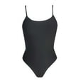 thumbnail image 6 of Women's High Waist Solid Backless Swimsuit - Sexy One Piece, Nylon Spandex, S-XL, 6 of 7