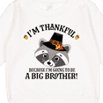 thumbnail image 3 of Inktastic Thanksgiving Brother Announcement Thankful Toddler Sweatshirt, 3 of 4