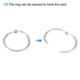 thumbnail image 5 of 10pcs Flash Card with Ring, 3.5x2" Flash Card Blank 100 Sheets Each White Blank Index Cards Small Note Cards for Studying Memory Learning, Dark Blue, 5 of 6