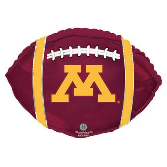 21 inch University Of Minnesota Golden Gophers Football Foil Mylar Balloon - Party Supplies Decorations