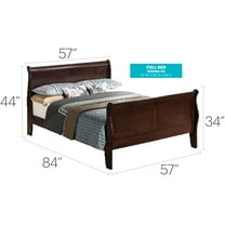 Glory Furniture G3125A-FB Cappuccino Full Bed
