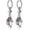 Cuttlefish, variant on Gothic Stainless Steel Octopus Earrings - 20G Sea Monster Kraken Hoops, 2.32cm Inner Diameter, Solid Dark Mystical Jewelry