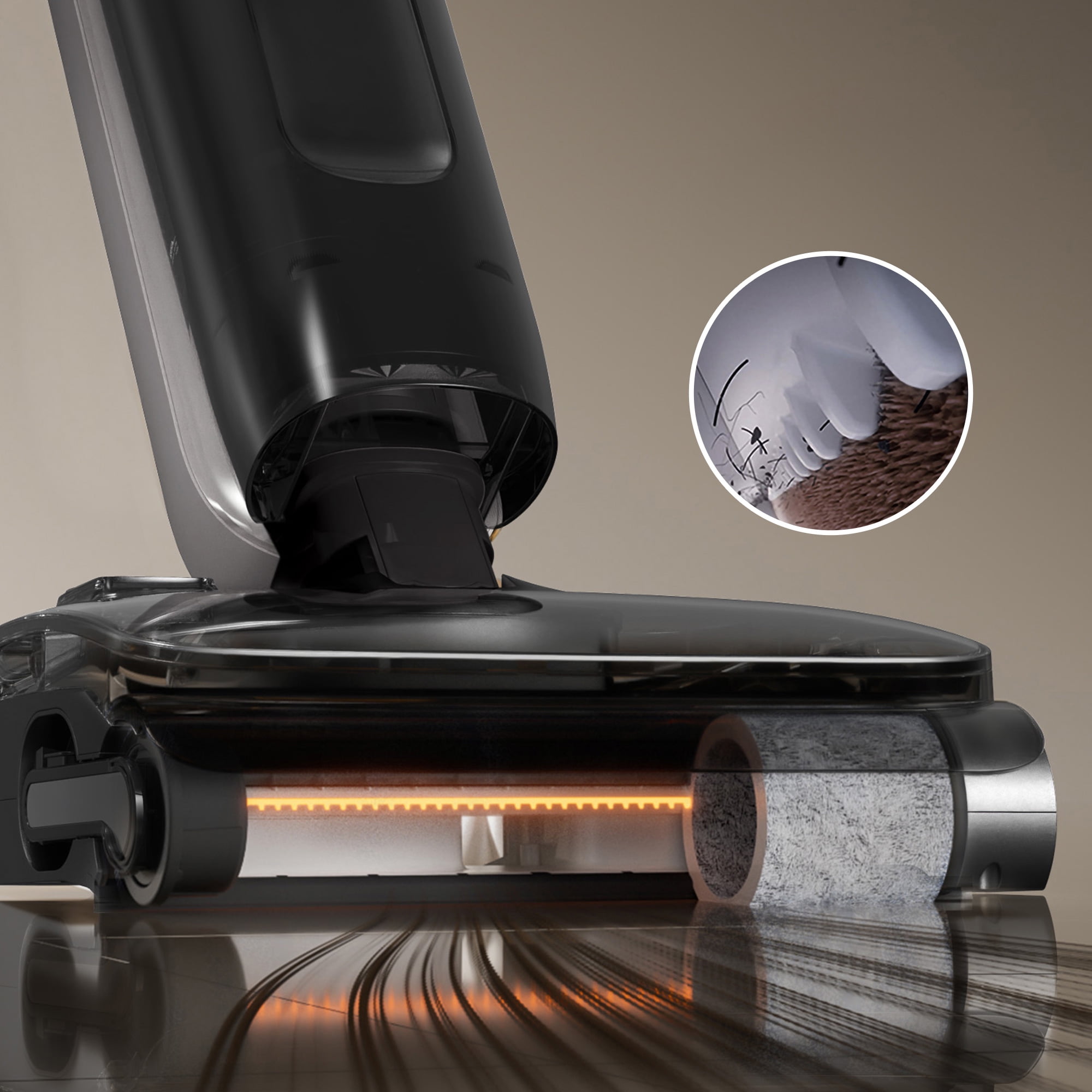 Tineco GO H2O HammerHead, Hard Floor Mop & Vacuum Cleaner