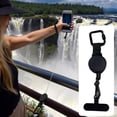 thumbnail image 4 of Anti-Theft Phone Tether with Belt Clip Retractable Steel Line Universal Locking Carabiner Prevent Drops Phone Leash for Travel Hiking, 4 of 8