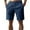 Navy #01, variant on TQWQT Men's Linen Shorts Breathable Elastic Waist Big and Tall Beach Shorts Dressy Casual Vacation Shorts with Pockets Khaki 3XL