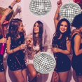 thumbnail image 4 of Globos de discoteca grandes ShuxiuWang 22 pulgadas Láser plateados 4D, 4 of 5