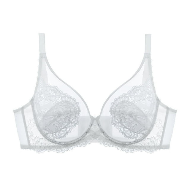 Womens Bra,Casual Thin Large Bust Small Shape Full Cups Curved with Support