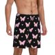 thumbnail image 2 of Balery Gradient Butterfly Pantalones cortos de pijama de punto de algodón para hombre con cinturilla y bolsillos-Medium, 2 of 6