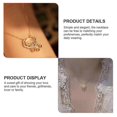 thumbnail image 3 of Chinese Style Jade Lock Pendant Necklace Clavicle Chain Sweater Chain Women Gift, 3 of 3