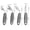 left, variant on 4-Piece Adaptive Utensils Set – 2.5oz Weighted and 42° Angled Silverware for Hand Tremor, Parkinson’s, and Limited Mobility