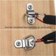 thumbnail image 4 of Anillos en D, gancho de amarre de acero inoxidable, anillo de montaje de anillo de amarre, correa de amarre 6 piezas y 12 tornillos para remolque de automóvil, hamaca de madera, camping 6x25 mm - esquí esquí Gafas de esquí, 4 of 5