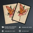 thumbnail image 2 of Artery8 Tinkerbell Butterfly Fairy Vintage Watercolour Living Room Unframed Wall Art Print Poster Home Decor Premium, 2 of 3