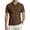 Coffee, variant on CHENHANN Mens Polo T Shirt Short Sleeve Button Down Textured Shirt Lightweight White Mens Vacation Shirts