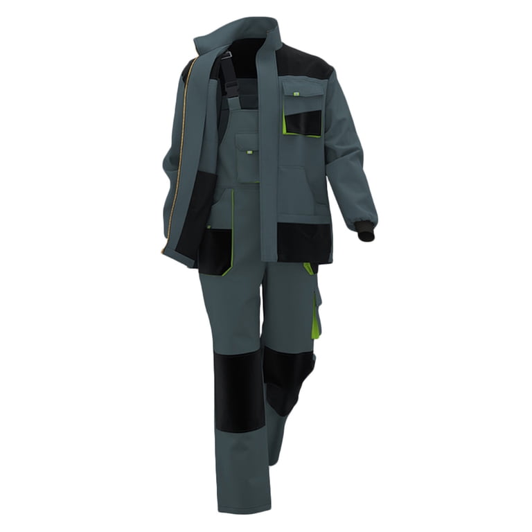 Zedker Work Coverall for Men One Piece Jumpsuit Mechanic Working