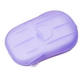 thumbnail image 4 of 20pcs Single-use Soap Sheets Body Wash Pad Travel Bathing Clean Tool Hand Washing Slices Paper Cleaning Accessories with Storage Case, 4 of 8