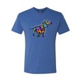 thumbnail image 2 of Wild Bobby, Colorful Dachshund Is My Spirit Animal Lover Mens Premium Tri Blend T-Shirt, Vintage Royal, X-Large, 2 of 3
