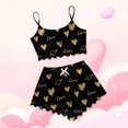 thumbnail image 2 of Pajamas for Women Trendy Valentine'S Day Print 2 Piece Sleeveless Top And Shorts Set Womens Pjs, 2 of 4