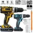 thumbnail image 4 of 21V Cordless Drill Electric Screwdriver Mini Wireless Power Driver Lithium-Ion Battery Home DIY Cordless Drill Set, 4 of 8