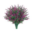 thumbnail image 1 of Naiovety 8 piezas de flores artificiales para decoración del hogar DIY y ramos de boda no tóxicos Decoración Loto rojo, 1 of 6