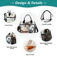 thumbnail image 3 of Small Cooler Bag Lunch Bag Portable Meal Bag Work Meal Bag Outdoor Meal Bag Travel Meal Bag Picnic Meal Bag Going Out Meal Bag Reading Cat, 3 of 6