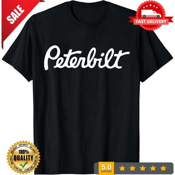 Vintage Peterbilt Truck Simple Logo T Shirt Youth M - Adult 6XL!, ULTRA LIMITED-TH74232