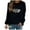 Black, variant on CFLVAEK Women's Valentines Day Long Sleeve Sweatshirts Loose Fitting Crewneck Tops Cute Plaid Heart Print Shirts Valentine' Day Gifts for Her 2025 M