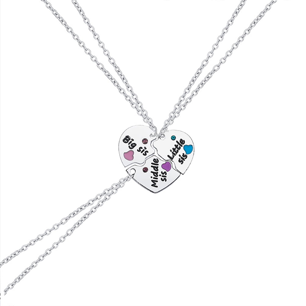 Necklace Puzzle Necklaces Heart Friendship Friends Love Jigsaw Piece