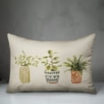 thumbnail image 3 of Creative Products Potted Plants In A Row 20 x 14 Spun Poly Pillow, 3 of 3