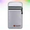 thumbnail image 3 of Document Bag Fireproof File Organizers File Folder Guard Safe Double Zipper Pouch Money Cash Protection Bag for Home Office School (Silver), 3 of 4