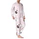 thumbnail image 2 of Fotbe Cute Panda Pijama de Hombre con Estampado de Manga Larga, Conjunto de 2 Piezas, Ropa de Dormir Suave y Cómoda con Bolsillos-X-Large, 2 of 7