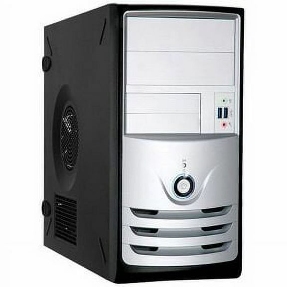 InWin, Z Series Micro-ATX Mini Tower Chassis, Desktop Computers - Secc, Steel, Metal - Micro Atx, Mini ITX Motherboard Supported, Black
