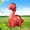 Red, variant on RKSTN Educational Products Children's Inertial Stretching Long Neck Dinosaur Parent Child Baby Toy