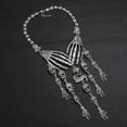 thumbnail image 4 of Guodhu Multi-Level Pirate Skull Tassel Charm Necklace for Women Fashion Jewelry Horror Necklace Punk, 4 of 6