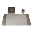 thumbnail image 1 of Dacasso D6337 Protacini Breeze Beige Italian Patent Leather 3 Piece Desk Set, 1 of 1