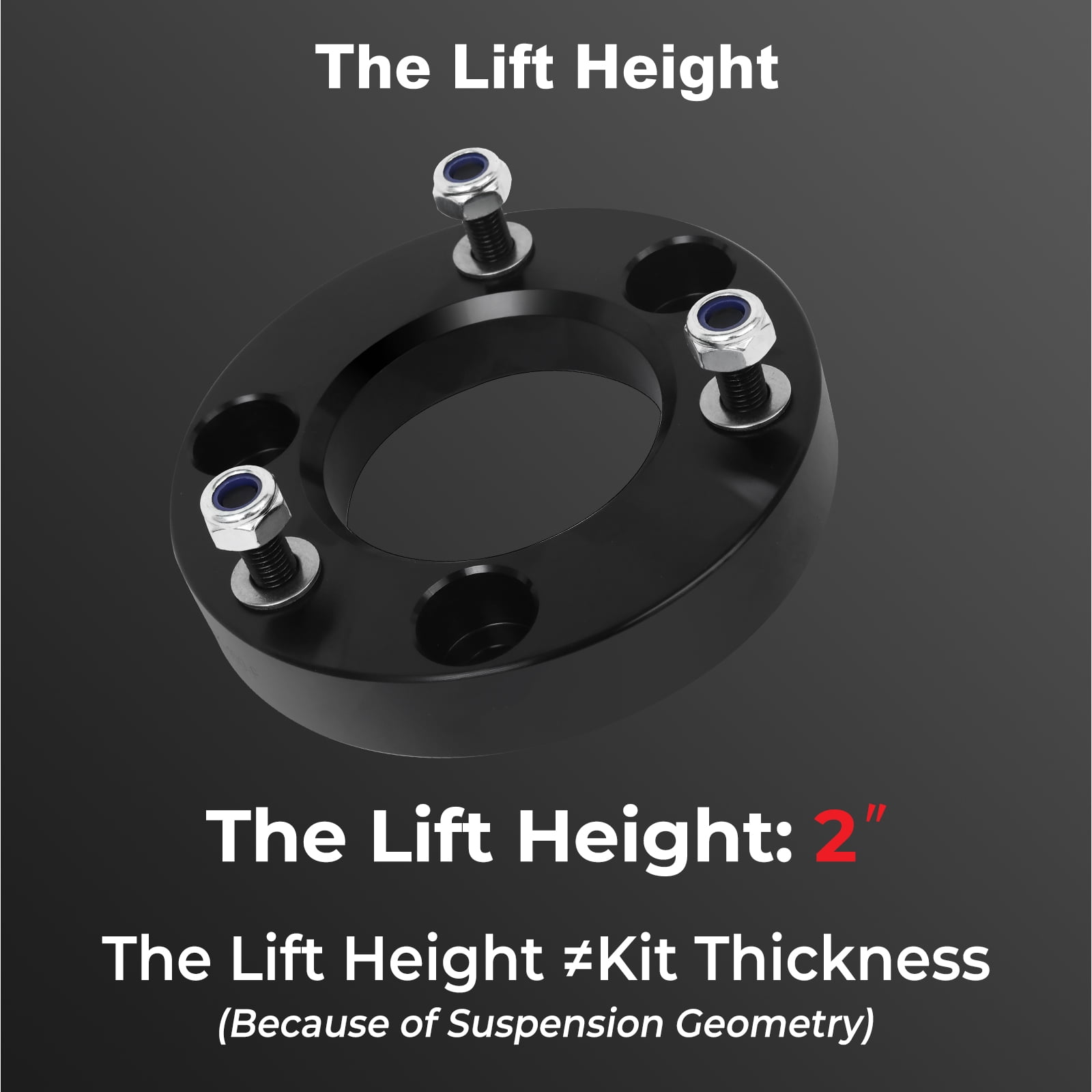 Sennachine 2" Front Leveling Lift Kit Fits Ford F-150 2WD 4WD 2004-2024 Suspension Spacers