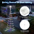 thumbnail image 5 of Yescom Twinkle 5Ft Spiral Christmas Tree Light 182 LED 8 Model for Indoor Outdoor Yard Decoration Multi-color 2Packs, 5 of 9