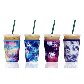Reusable Neoprene Iced Coffee Sleeve – Cute Pig Nose Pattern, Fits 22-24oz Cups, Insulates & Prevents Condensation