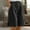 Black, variant on Women's Lightweight Cotton Linen Shorts with Pocket Summer Loose Fit High Waist Shorts Straight Leg Bermuda Shorts for Casual