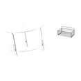 thumbnail image 6 of Acrylic Round Side Table End Table Nightstand Space Saving Design for Living Room Bedroom Kitchen Use, 6 of 8