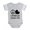 Heather Gray, variant on - FIN Peace Love Chinese Shar Pei Baby Football Body - Cute Infant Baby Football Bodysuit