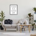 thumbnail image 3 of Stupell Industries Minimal Good Day Phrase Inspirational Painting Black Framed Art Print Wall Art, 24 x 30, 3 of 9