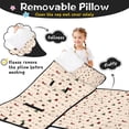 thumbnail image 3 of Beige Christmas Decoration Pattern Toddler Nap Mats for Kids Preschool,50"x20" Sleeping Mat Bag or Kids,Toddler Sleeping Bag,Toddler Nap Mat or Daycare, 3 of 6