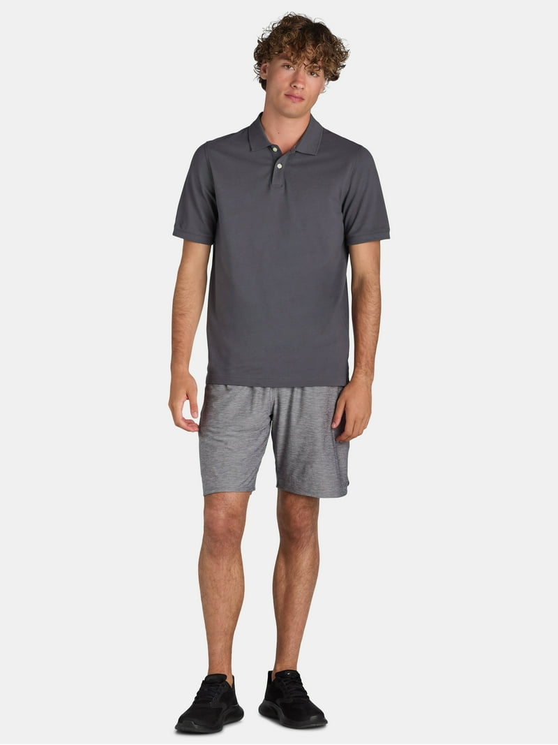 Athletic Works Men's Jersey Knit Shorts, 9