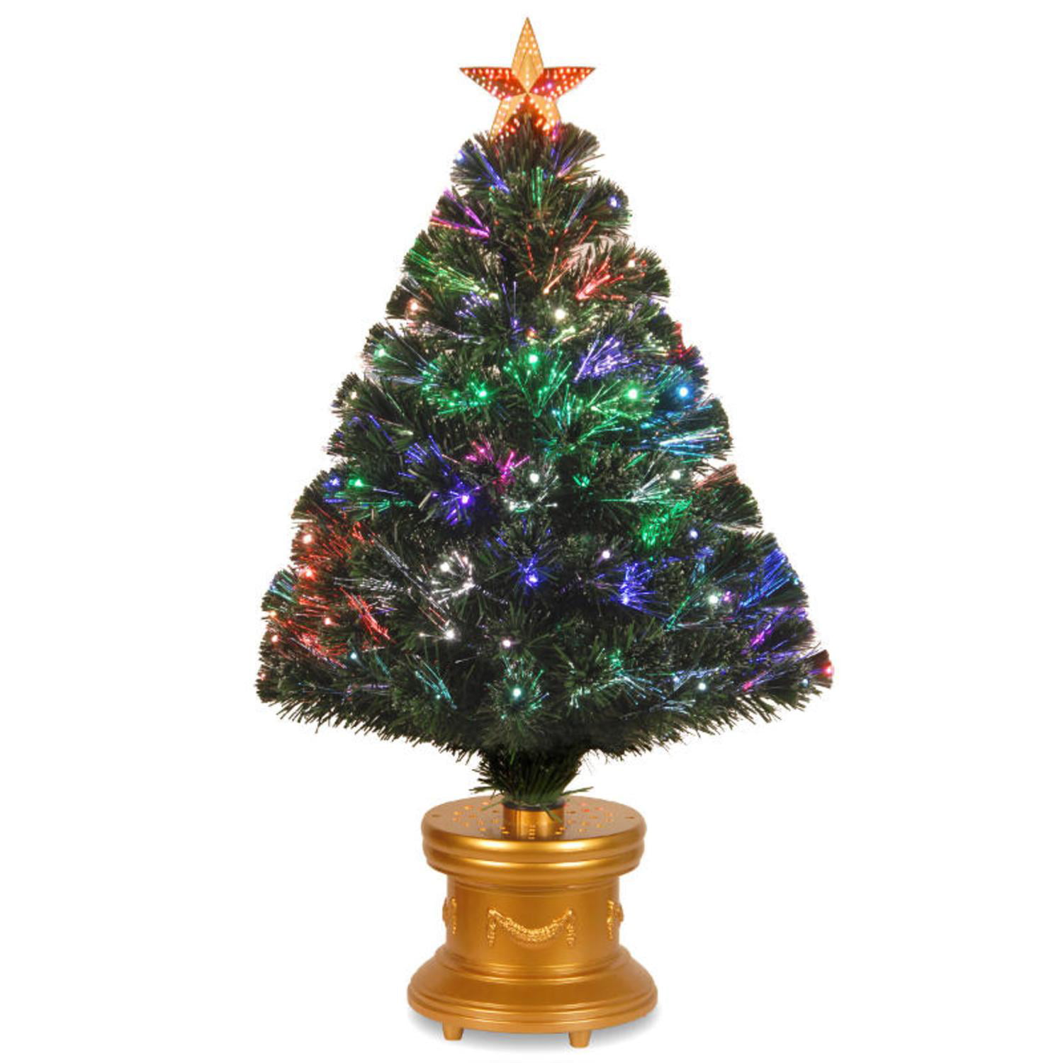 32" Pre-lit Fiber Optic Radiance Fireworks Artificial Christmas Tree