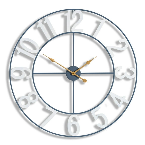 Sorbus Large Wall Clock for Living Room Decor - Wall Clock for Kitchen - 32 inch Big Wall Clock Decorative - Battery Operated Analog Large Clock for Bedroom, Home, Kitchen, Office, Wall Decor (White)