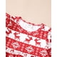 thumbnail image 4 of Disfraz navideño para niña Saeaby, conjunto de ciervos con forma de copo de nieve rojo, 9-12 m, 4 of 9
