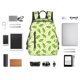 thumbnail image 4 of Disketp Green Peas Mochila Ligera e Impermeable, Mochila de Día Resistente para Viajes, Senderismo y Uso Diario para Hombre y Mujer, 4 of 7