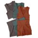 thumbnail image 2 of Conjunto de sujetadores acanalados para mujer, ropa interior sin costuras, pantalones cortos de Fitness de cintura alta, lencería Sexy, Bralette, Top con escote en V profundo, ropa deportiva, 2 of 4