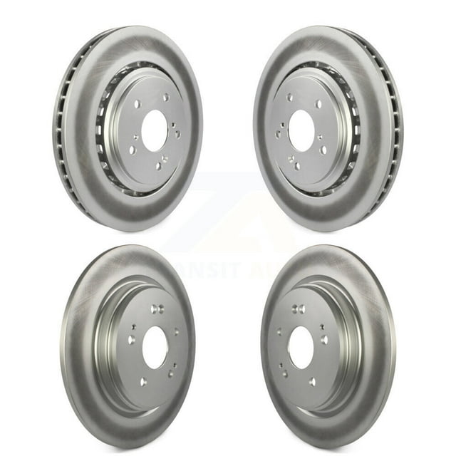 Genius Front Rear Coated Disc Brake Rotors Kit for Car 2015-2020 Acura TLX KG-101175